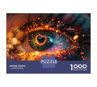 Puzzle Da 1000 Pezzi Per Adolescenti Puzzle Eye of Fire Ignite Passion & Vision Puzzle Gioco Pratico Corsa Di Velocità Manuale Offerta Come Regalo Per Tutta La Famiglia 52x38cm/1000pcs