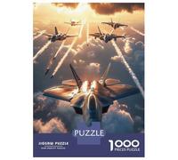 Puzzle Da 1000 Pezzi Per Adolescenti Puzzle F-22 Raptor Jet Fighter Puzzle Gioco Pratico Corsa Di Velocità Manuale Offerta Come Regalo Per Tutta La Famiglia 52x38cm/1000pcs