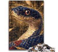 Puzzle da 1000 pezzi per adolescenti, puzzle fantasy a forma di serpente per adolescenti, giocattoli educativi per l'apprendimento, giochi per famiglie, regali e compleanni unici (50x75cm)