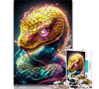 Puzzle da 1000 pezzi per adolescenti puzzle fantasy a forma di serpente per adulti per giochi educativi giocattoli da regalare a tutta la famiglia 26x38cm