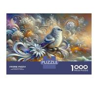 Puzzle Da 1000 Pezzi Per Adolescenti Puzzle Fantasy Bird Artwork Puzzle Giochi Per Famiglie Decorazione Per La Casa Regali Unici Per Compleanno 70x50cm/1000pcs