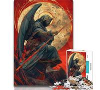 Puzzle da 1000 pezzi per adolescenti puzzle fantasy Knight per adulti regalo divertente e attività per la casa giocattolo per i giorni di pioggia 38x26cm