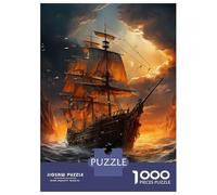 Puzzle Da 1000 Pezzi Per Adolescenti Puzzle Fantasy Pirate Ship Puzzle Gioco Pratico Corsa Di Velocità Manuale Offerta Come Regalo Per Tutta La Famiglia 52x38cm/1000pcs