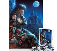 Puzzle da 1000 pezzi per adolescenti puzzle fantasy principesse romanticismo decorazioni per la casa giocattoli idee regalo per giochi educativi allena il tuo cervello e le tue mani dimensioni 50x75cm