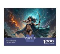 Puzzle Da 1000 Pezzi Per Adolescenti Puzzle Fantasy Warrior Woman Art Print-2 Puzzle Per Adolescenti Giochi Rilassanti Decorazione Perfetta Regali Di Compleanno E Unici 70x50cm/1000pcs