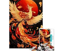 Puzzle da 1000 pezzi per adolescenti puzzle Fenice Nascente puzzle da 1000 pezzi giocattolo decorativo per la casa difficile antistress regalo (75x50cm)