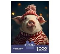 Puzzle Da 1000 Pezzi Per Adolescenti Puzzle Festive Swine Chic Puzzle Per Adolescenti Giochi Rilassanti Decorazione Perfetta Regali Di Compleanno E Unici 70x50cm/1000pcs
