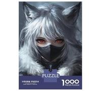 Puzzle Da 1000 Pezzi Per Adolescenti Puzzle Fierce Wolf Eyes -1 Puzzle Per Adolescenti Giochi Rilassanti Decorazione Perfetta Regali Di Compleanno E Unici 70x50cm/1000pcs