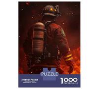 Puzzle Da 1000 Pezzi Per Adolescenti Puzzle Firefighter in Flames Puzzle Per Adulti Giochi Rilassanti Che Migliorano La Memoria Regali Di Compleanno E Unici 52x38cm/1000pcs