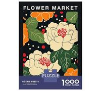 Puzzle Da 1000 Pezzi Per Adolescenti Puzzle Flower Market Beijing Botanical Travel Poster Puzzle Giocattoli Antistress Decorazione Da Parete Per Compleanno, Natale 38x26cm/1000pcs