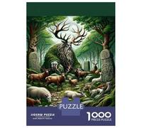 Puzzle Da 1000 Pezzi Per Adolescenti Puzzle Forest Spirits Mythical Creatures Puzzle Per Adulti Giochi Rilassanti Regali Per Donne Aiuta L'esercizio Del Cervello 52x38cm/1000pcs