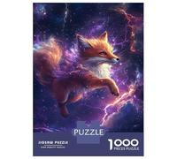 Puzzle Da 1000 Pezzi Per Adolescenti Puzzle Fox in The Cosmos -4 Puzzle Per Adulti Giochi Rilassanti Che Migliorano La Memoria Regali Di Compleanno E Unici 38x26cm/1000pcs