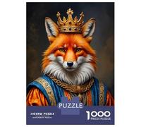 Puzzle Da 1000 Pezzi Per Adolescenti Puzzle Fox King Puzzle Per Adolescenti Giochi Rilassanti Decorazione Perfetta Regali Di Compleanno E Unici 70x50cm/1000pcs