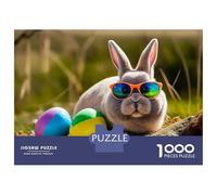 Puzzle Da 1000 Pezzi Per Adolescenti Puzzle Funny Bunny Easter Puzzle Per Adulti Giochi Rilassanti Ma Divertenti E Umoristici È Ideale Come Regalo 52x38cm/1000pcs
