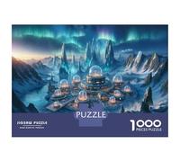 Puzzle Da 1000 Pezzi Per Adolescenti Puzzle Futuristic Alien Cityscape Adolescenti Puzzle Giochi Divertenti Un'opera D'arte Per Compleanno, Natale 70x50cm/1000pcs