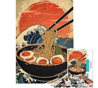Puzzle da 1000 pezzi per adolescenti puzzle giapponese a tema ramen gioco pratico di analisi e logica per adulti ottimo regalo per gli appassionati di videogiochi (dimensioni 50x75cm)