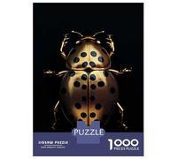 Puzzle Da 1000 Pezzi Per Adolescenti Puzzle Gold Dark Bug Insect Puzzle Gioco Pratico Corsa Di Velocità Manuale Offerta Come Regalo Per Tutta La Famiglia 52x38cm/1000pcs