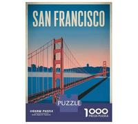 Puzzle Da 1000 Pezzi Per Adolescenti Puzzle Golden Gate Bridge Puzzle Gioco Pratico Corsa Di Velocità Manuale Offerta Come Regalo Per Tutta La Famiglia 70x50cm/1000pcs