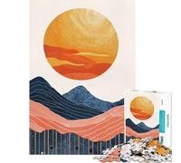 Puzzle da 1000 pezzi per adolescenti puzzle Golden Solitude per adulti giochi divertenti difficile ideale per compleanni e Natale (dimensioni 50x75cm)