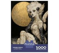 Puzzle Da 1000 Pezzi Per Adolescenti Puzzle Gothic Kintsugi Fairy Under A Golden Moon Puzzle Per Adolescenti Giochi Rilassanti Decorazione Perfetta Regali Di Compleanno E Unici 38x26cm/1000pcs