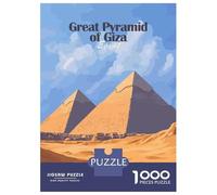Puzzle Da 1000 Pezzi Per Adolescenti Puzzle Great Pyramid of Giza Puzzle Per Adulti Gioco Per Famiglie Regali Per Donne Difficile E Stimolante 52x38cm/1000pcs