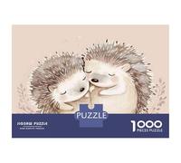 Puzzle Da 1000 Pezzi Per Adolescenti Puzzle Hedgehog Wall Art Print Puzzle Per Adolescenti Giochi Rilassanti Decorazione Perfetta Regali Di Compleanno E Unici 70x50cm/1000pcs
