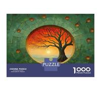 Puzzle Da 1000 Pezzi Per Adolescenti Puzzle Hobbit Doorway with Tree Art Print Puzzle Gioco Pratico Corsa Di Velocità Manuale Offerta Come Regalo Per Tutta La Famiglia 70x50cm/1000pcs