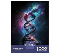 Puzzle Da 1000 Pezzi Per Adolescenti Puzzle Human DNA in The Space V4 Puzzle Per Adulti Giochi Rilassanti Arte Da Parete Regali Unici Per Compleanno 38x26cm/1000pcs