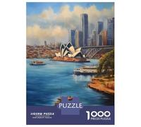 Puzzle Da 1000 Pezzi Per Adolescenti Puzzle Iconic Sydney Harbour Puzzle Per Adulti Giocattolo Decorazione Da Parete Un'opera D'arte Difficile E Stimolante 52x38cm/1000pcs