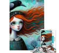 Puzzle da 1000 pezzi per adolescenti puzzle "Il messaggero silenzioso" per adulti gioco divertente che migliora la memoria e aiuta ad allenare il cervello (dimensioni 50x75cm)