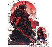Puzzle da 1000 pezzi per adolescenti puzzle "Il Samurai delle Tenebre" giocattolo educativo idee regalo gioco pratico collezione di artisti belle arti dimensioni 38x52cm