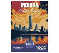 Puzzle Da 1000 Pezzi Per Adolescenti Puzzle Indiana Skyline Puzzle Gioco Pratico Corsa Di Velocità Manuale Offerta Come Regalo Per Tutta La Famiglia 52x38cm/1000pcs