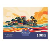 Puzzle Da 1000 Pezzi Per Adolescenti Puzzle Island Getaway Tropical Retreats for Sale Puzzle Per Adulti Giochi Rilassanti Che Migliorano La Memoria Regali Di Compleanno E Unici 38x26cm/1000pcs