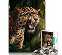 Puzzle da 1000 pezzi per adolescenti Puzzle Jaguar per adolescenti, ideali come regali per tutta la famiglia dai 14 anni in su (dimensioni 38x26cm)