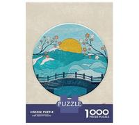 Puzzle Da 1000 Pezzi Per Adolescenti Puzzle Japanese Bridge Hashi Puzzle Per Adulti Gioco Per Famiglie Ma Divertente E Umoristico È Ideale Come Regalo 38x26cm/1000pcs
