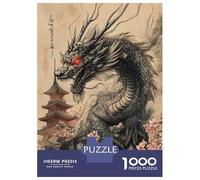 Puzzle Da 1000 Pezzi Per Adolescenti Puzzle Japanese Dragon Tattoo Puzzle Giochi Per Famiglie Corsa Di Velocità Manuale Regali Di Compleanno E Unici 70x50cm/1000pcs