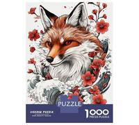 Puzzle Da 1000 Pezzi Per Adolescenti Puzzle Japanese Fox Tattoo Puzzle Giochi Per Famiglie Corsa Di Velocità Manuale Regali Di Compleanno E Unici 70x50cm/1000pcs