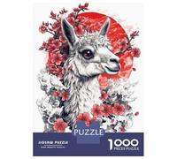 Puzzle Da 1000 Pezzi Per Adolescenti Puzzle Japanese Llama Tattoo Puzzle Gioco Pratico Corsa Di Velocità Manuale Offerta Come Regalo Per Tutta La Famiglia 38x26cm/1000pcs