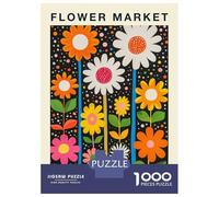 Puzzle Da 1000 Pezzi Per Adolescenti Puzzle Kiev Flower Market Botanical Travel Poster Puzzle Per Adulti Gioco Pratico Ma Divertente E Umoristico Aiuta Ad Allenare Il Cervello 70x50cm/1000pcs