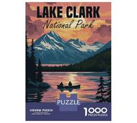 Puzzle Da 1000 Pezzi Per Adolescenti Puzzle Lake Clark National Park Puzzle Per Adulti Gioco Pratico Corsa Di Velocità Manuale Regali Unici Per Compleanno E Natale 70x50cm/1000pcs