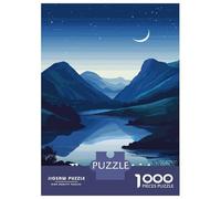 Puzzle Da 1000 Pezzi Per Adolescenti Puzzle Lake District Night Puzzle Fai Da Te Giocattoli Per Il Divertimento in Famiglia Per Compleanno, Natale 70x50cm/1000pcs