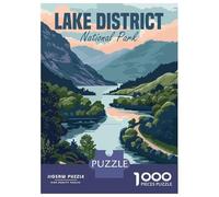 Puzzle Da 1000 Pezzi Per Adolescenti Puzzle Lake District Puzzle Giocattoli Antistress Decorazione Da Parete Per Compleanno, Natale 70x50cm/1000pcs