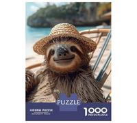 Puzzle Da 1000 Pezzi Per Adolescenti Puzzle Lazy at The Beach Puzzle Per Adulti Gioco Pratico Ma Divertente E Umoristico Interazione Genitore-figlio 38x26cm/1000pcs