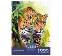 Puzzle Da 1000 Pezzi Per Adolescenti Puzzle Leopard In The Jungle Puzzle Per Adulti Giochi Rilassanti Arte Da Parete Regali Unici Per Compleanno 38x26cm/1000pcs
