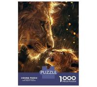 Puzzle Da 1000 Pezzi Per Adolescenti Puzzle Lion King And Cub Puzzle Per Adulti Giochi Rilassanti Che Migliorano La Memoria Regali Di Compleanno E Unici 38x26cm/1000pcs