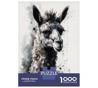 Puzzle Da 1000 Pezzi Per Adolescenti Puzzle Llama Beauty Watercolor Puzzle Per Adolescenti Giochi Rilassanti Decorazione Perfetta Regali Di Compleanno E Unici 38x26cm/1000pcs