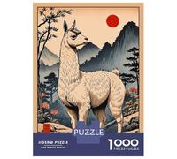 Puzzle Da 1000 Pezzi Per Adolescenti Puzzle Llama Vintage Puzzle Per Adolescenti Giochi Rilassanti Decorazione Perfetta Regali Di Compleanno E Unici 70x50cm/1000pcs