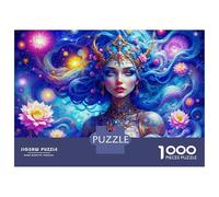 Puzzle Da 1000 Pezzi Per Adolescenti Puzzle Lotus Princess in The Cosmic Dream Puzzle Per Adulti Gioco Pratico Ma Divertente E Umoristico Interazione Genitore-figlio 38x26cm/1000pcs