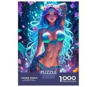 Puzzle Da 1000 Pezzi Per Adolescenti Puzzle Magical Flower Anime Girl Puzzle Per Adulti Gioco Per Famiglie Analisi E Logica Regali Di Compleanno E Unici 38x26cm/1000pcs