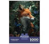 Puzzle Da 1000 Pezzi Per Adolescenti Puzzle Magical Whimsical Fox Puzzle Per Adulti Gioco Pratico Ma Divertente E Umoristico Interazione Genitore-figlio 38x26cm/1000pcs